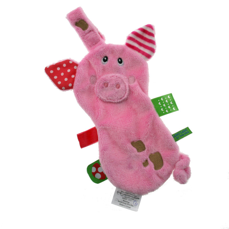 pacifier blanket pink pig 